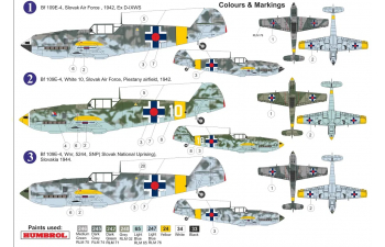 Сборная модель Истребитель Bf 109E-4 „In Slovak service“