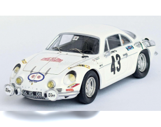 RENAULT Alpine A110 (night Version) №43 Rally Montecarlo (1973) Christine Dacremont - Marie-odile Desvognes, White