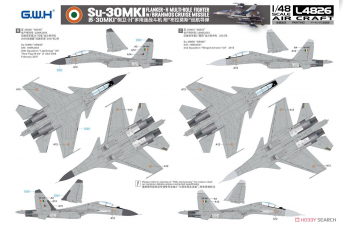 Сборная модель Истребитель серии 30MКi "Flanker-H"