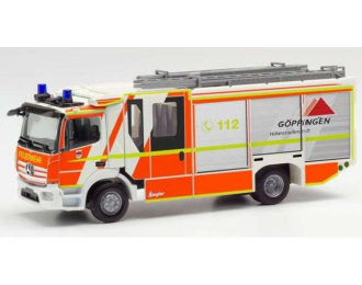 Mercedes Benz Atego Ziegler Z-Cab Feuerwehr GÃ¶ppingen, orange.white 2013