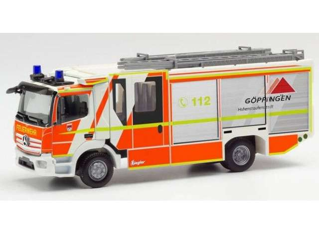 Mercedes Benz Atego Ziegler Z-Cab Feuerwehr GÃ¶ppingen, orange.white 2013