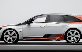 AUDI A6 RS6 GT Avant SW Station Wagon (2023), white 