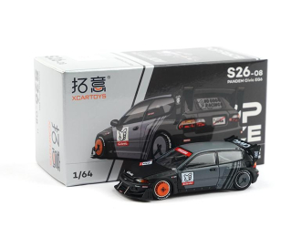 HONDA Civic EG6 Pandem, grey / black