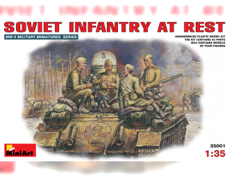 Сборная модель Фигуры SOVIET INFANTRY AT REST