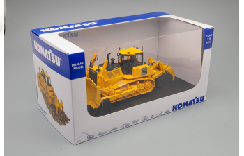 KOMATSU D155ax Bulldozer Ruspa Cingolata - Scraper Tractor, Yellow Black