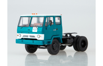 КАЗ-608В с полуприцепом ОДАЗ-794, голубой / зеленый