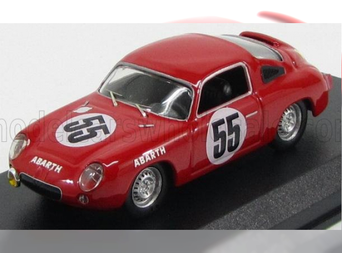 FIAT Abarth 700s Coupe Team Abarth & Cie N 55 24h Le Mans 1961 P.condrillier - C.foitek, Red