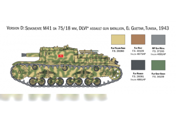 Сборная модель TANK Semoventi Military 1935