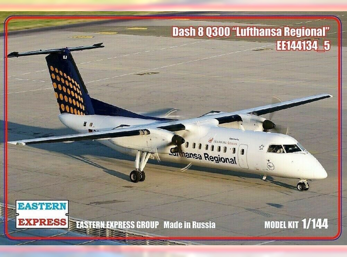 Сборная модель Dash 8 Q300 Аврора