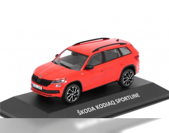 Skoda Kodiaq Sportline (2018), red