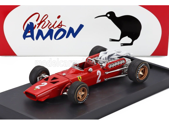 FERRARI F1 312 №2 Italy Gp (1967) Chris Amon, Red