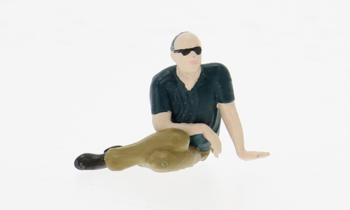 Фигуркa кинорежиссёр Джон Элиот Стёрджес на съемках кино Ле-Ман