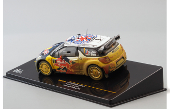 CITROEN DS3 WRC 1 Wales GB Rally WORLD CHAMPION (в грязи) (Sebastian Loeb - Daniel Elena) 2011