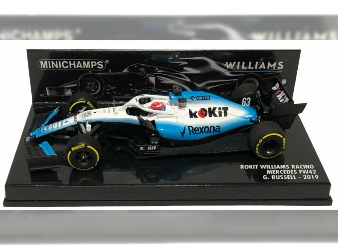 ROKIT WILLIAMS RACING MERCEDES FW42 - GEORGE RUSSEL - 2019