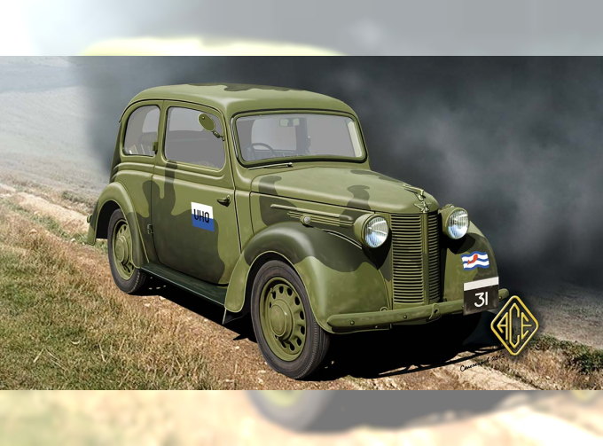 Сборная модель British Staff Car Forlite Saloon 8HP Model 1939