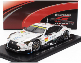 LEXUS Lc500h Gt Team Apr №31 Gt300 Class Super Gt (2024) Kazuto Kotaka - Jin Nakamura - Yuki Nemoto, White Black