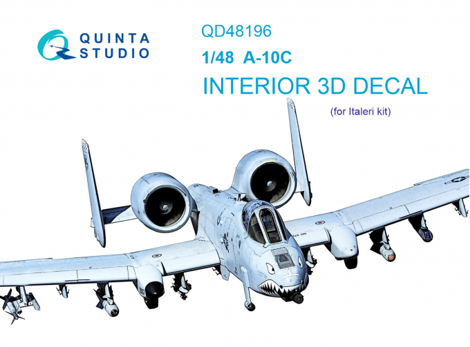 3D Декаль интерьера кабины A-10C (Italeri)