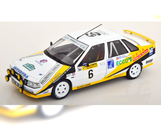 RENAULT R21 Turbo Mkii Turbo Gr.a (night Version) №6 Rally Charlemagne (1991) M.Rats - G.Bourdaud, White Yellow Blue