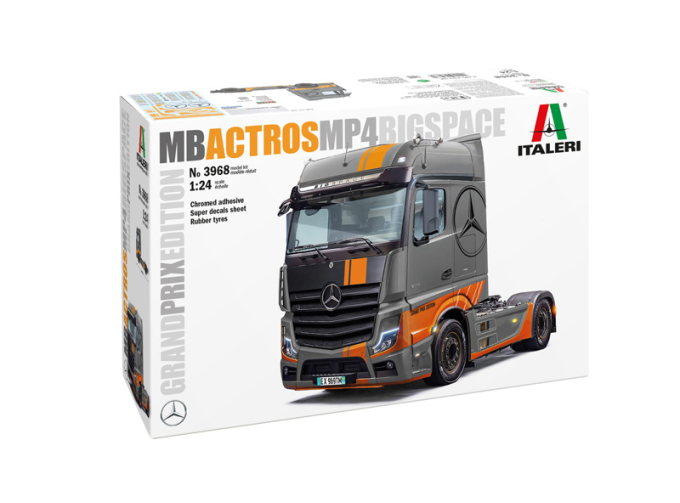 Сборная модель MERCEDES-BENZ Actros 1845 Mp4 Bigspace Tractor Truck Grand Prix Edition 2-assi (2020)
