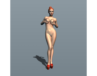 Фигурка Голышом, окрашенная