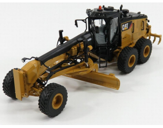 CATERPILLAR Cat14m3 Ruspa Livellatrice Gommata - Scraper Tractor Motor Grader, Yellow Black