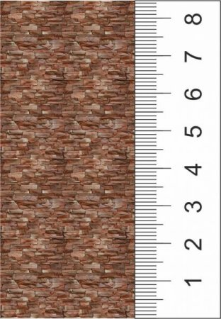 Текстура коричневого декоративного кирпича для макетов