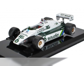 WILLIAMS F1  Fw08 Team Ford №6 World Champion Season (1982) Keke Rosberg - Con Vetrina - With Showcase, Green White