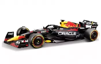 RED BULL F1  Rb19 Team Oracle Red Bull Racing №1 World Champion Season (2023) Max Verstappen, Matt Blue Yellow Red