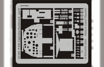 Фототравление P-38L dashboard