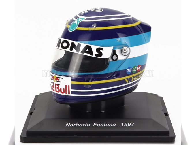 HELMET F1 Casco - C16 Ferrari N17 Season (1997) Norberto Fontana, Blue White Black