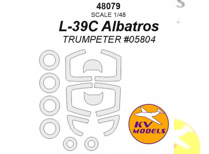 Окрасочная маска для L-39C Albatros + маски на диски и колеса