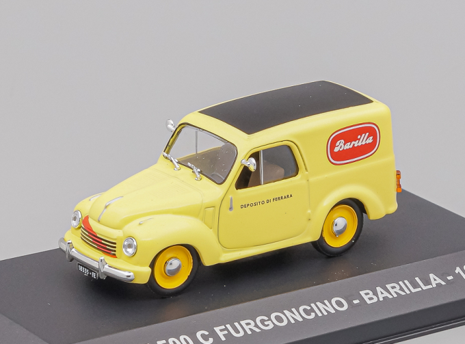 FIAT 500c Furgoncino Van Barilla (1951), yellow