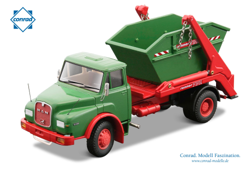 MAN HAK Hauber 2-achs mit Muldenkipper, 1:50