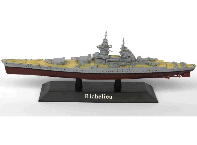 Линкор Ришельё ВМФ Франции /  Richelieu Battleship France (1940)