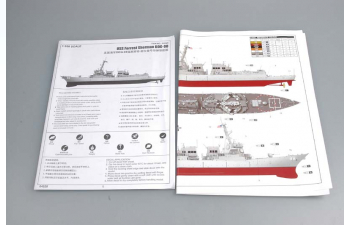 Сборная модель Американский эсминец USS Forrest Sherman DDG-98