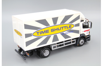 MERCEDES-BENZ Atego Box Trailer "Hammer Time Shuttle", white