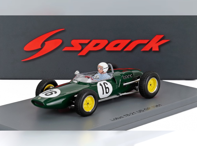 LOTUS F1 18-21 №16 Usa Gp (1961) Pete Ryan, Green