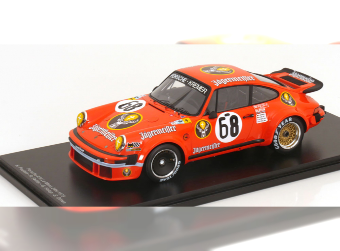 PORSCHE 911 934 Team H.poulain Jagermeister N68 24h Le Mans (1978) H.Poulain - E.Doren - G.Holup - R.feitler, Orange