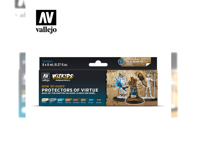 Набор акриловых красок Wizkids Защитники добродетели / Protectors of Virtue