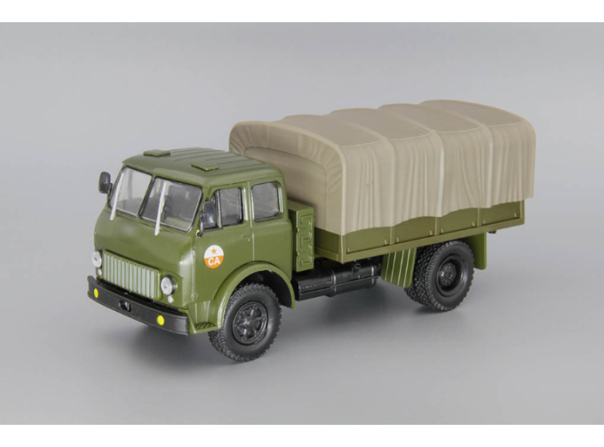 Минский-500В бортовой с тентом, зеленый