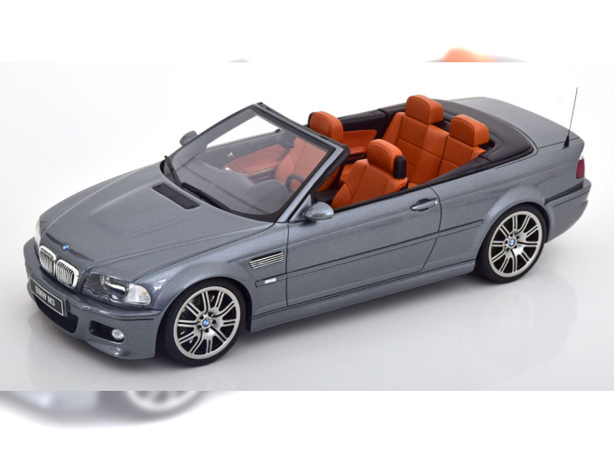 BMW M3 E46 Convertible (2004), grey metallic