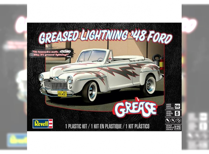 Сборная модель Greased Lightning 48 Ford Conver