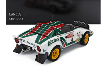 LANCIA Stratos Hf Alitalia (night Version) №4 Winner Rally Sanremo (1976) Bjorn Waldegaard - Hans Thorszelius, White Green