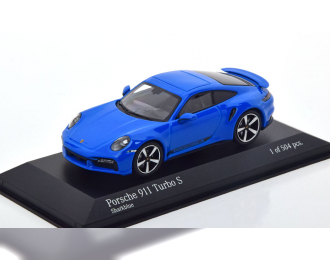 PORSCHE 911 (992) Turbo S Coupe (2020), blue