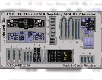 Цветное фототравление для Sea King AEW Mk.2 interior S. A..