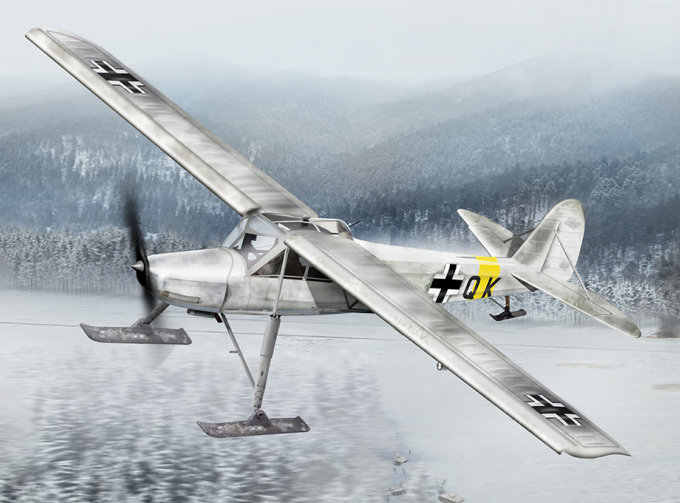 Сборная модель Самолёт Fieseler Fi-156 C-3