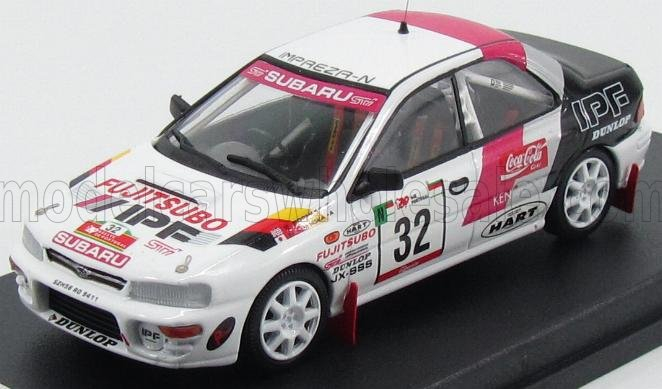 SUBARU Impreza №32 Rally Portugal (1995) M.Kamioka - K.Gormley, White Black Red