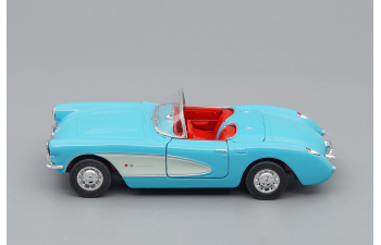 CHEVROLET Corvette Convertible (1957), blue / white