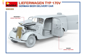 Сборная модель Немецкая Грузовая Машина Тип 170V для Доставки Пива