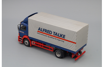 MERCEDES-BENZ Atego SKN-R Spedition Talke, blue / silver / red